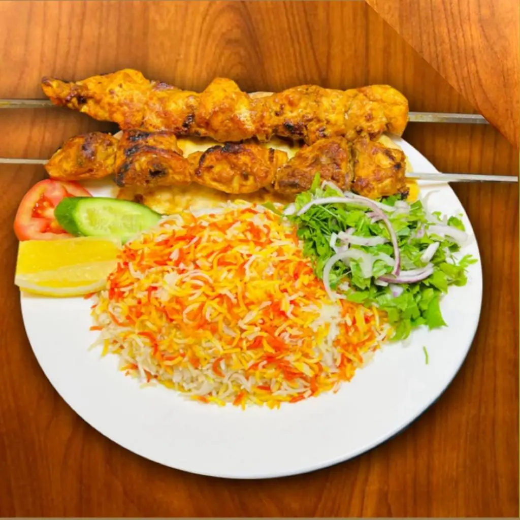 Chicken Boti with Rice